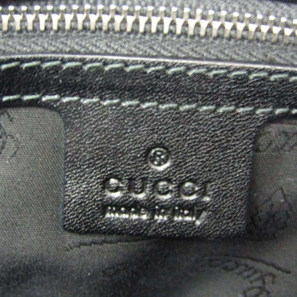 GUCCI Black Canvas Tote Bag - Picture 10 of 12